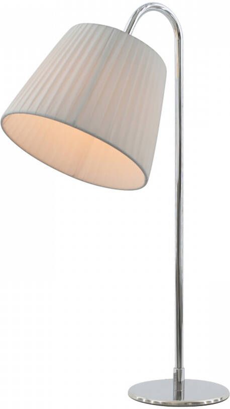 SalesFever Tafellamp Eric Plissé-lampenkap van latex (1 stuk) - Foto 1