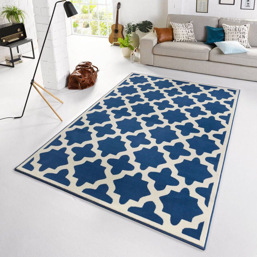 Zala Living Design vloerkleed Noble blauw crème 200x290 cm