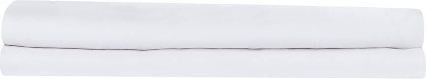 Zohome Hoeslaken Satinado-topper Onderlaken voor tweepersoonsbed 140x200 100% Katoen-Satijn Wit - Foto 2