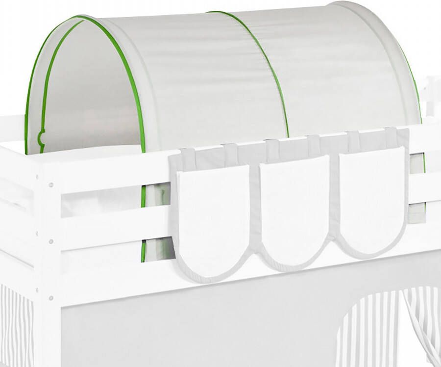 Lilokids Tunnel Groen-Beige voor halfhoogslaper