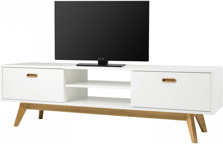 Royal Patio Tenzo TV-meubel Bess wit eiken 50x170x43 cm Leen Bakker - Foto 1