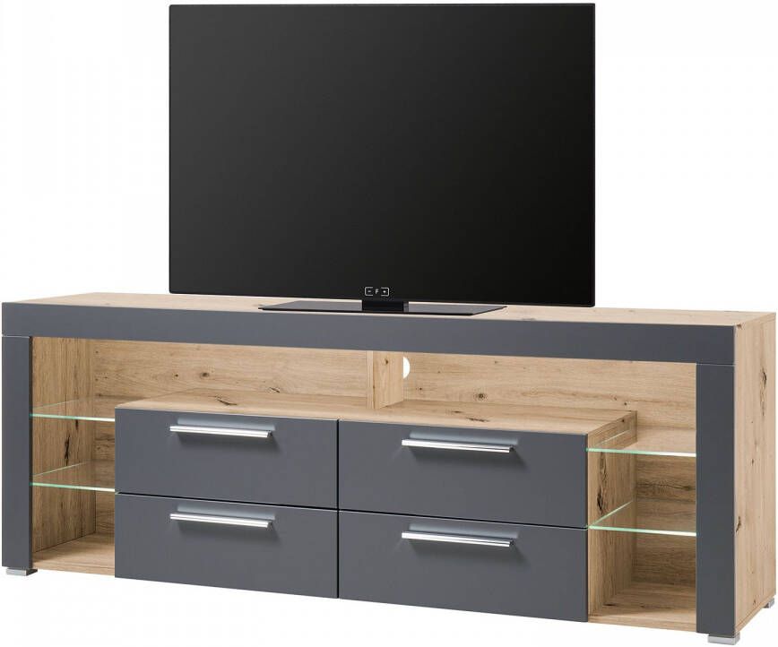 OTTO Stolkom Tv-kast Goal 4 lades 6 open vakken afmetingen 179 66 44 cm - Foto 2