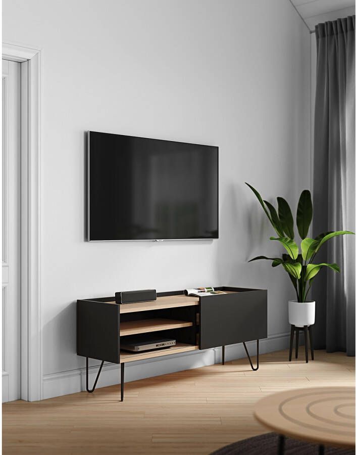 TemaHome TV Meubel Tv-meubel Nina 140cm Bruin; Zwart