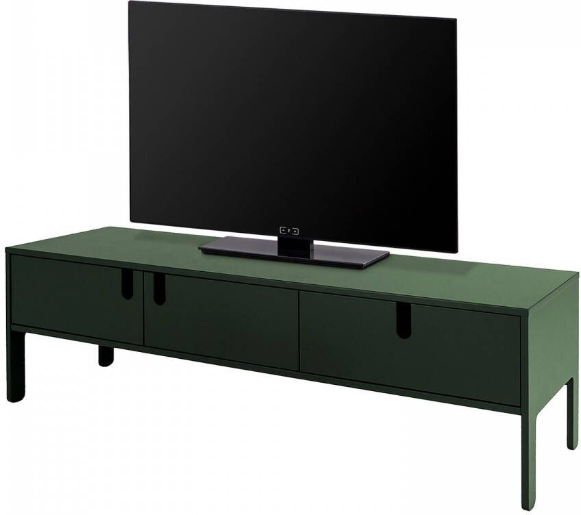 Tenzo tv-meubel Uno 2 deuren en 1 lade groen 50x171x46 cm Leen Bakker
