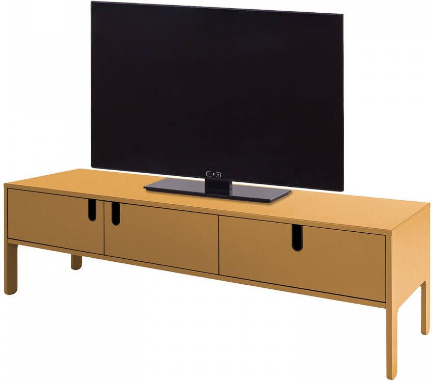 Tenzo tv-meubel Uno 2 deuren en 1 lade mosterd 50x171x46 cm Leen Bakker