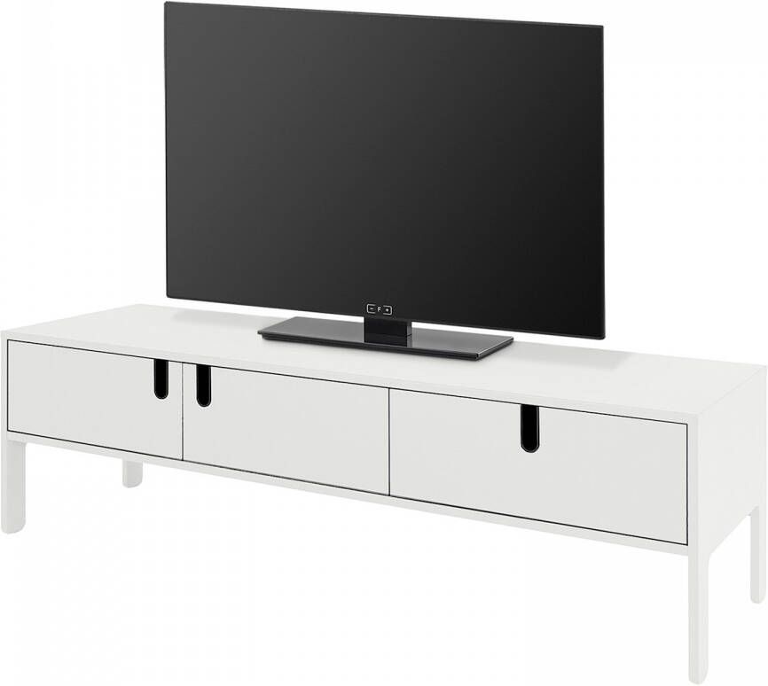 Tenzo tv-meubel Uno 2 deuren en 1 lade wit 50x171x46 cm Leen Bakker