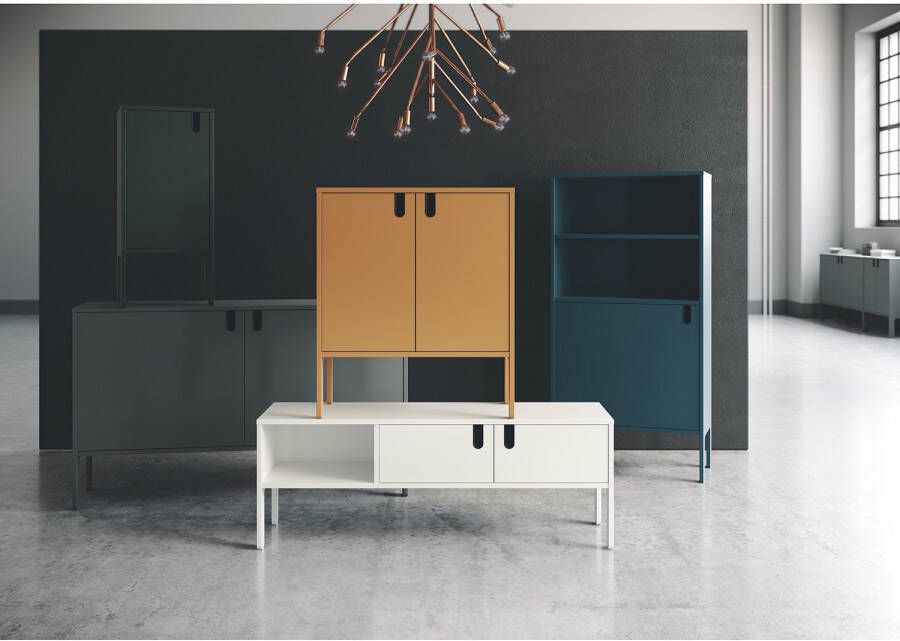 Tenzo tv-meubel Uno 2-deurs wit 50x137x40 cm Leen Bakker