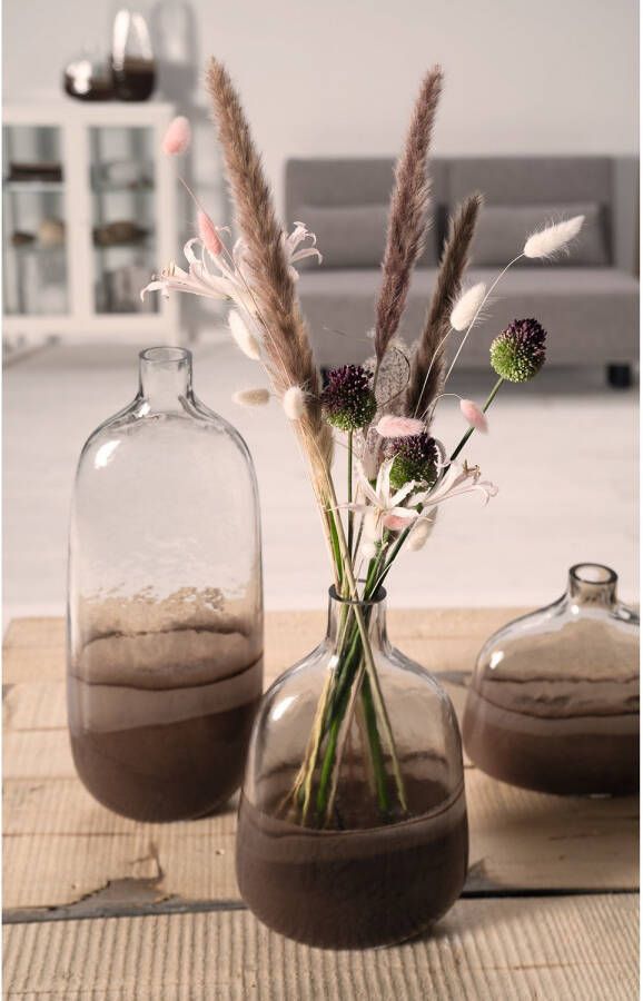 LEONARDO Vloervaas Decoratieve vaas CASOLARE van glas hoogte ca. 50 cm handgemaakt (1 stuk) - Foto 3