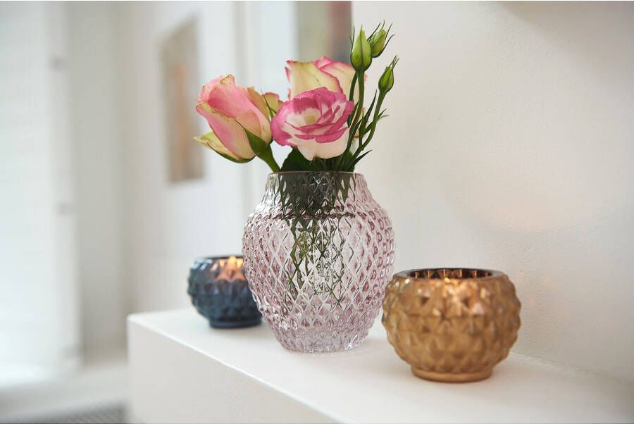 LEONARDO Tafelvaas Decoratieve vaas POESIA reliëflook in bolvorm (1 stuk) - Foto 3