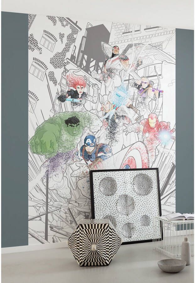 Komar Vliesbehang Avengers Attack 200x280 cm (breedte x hoogte) - Foto 4