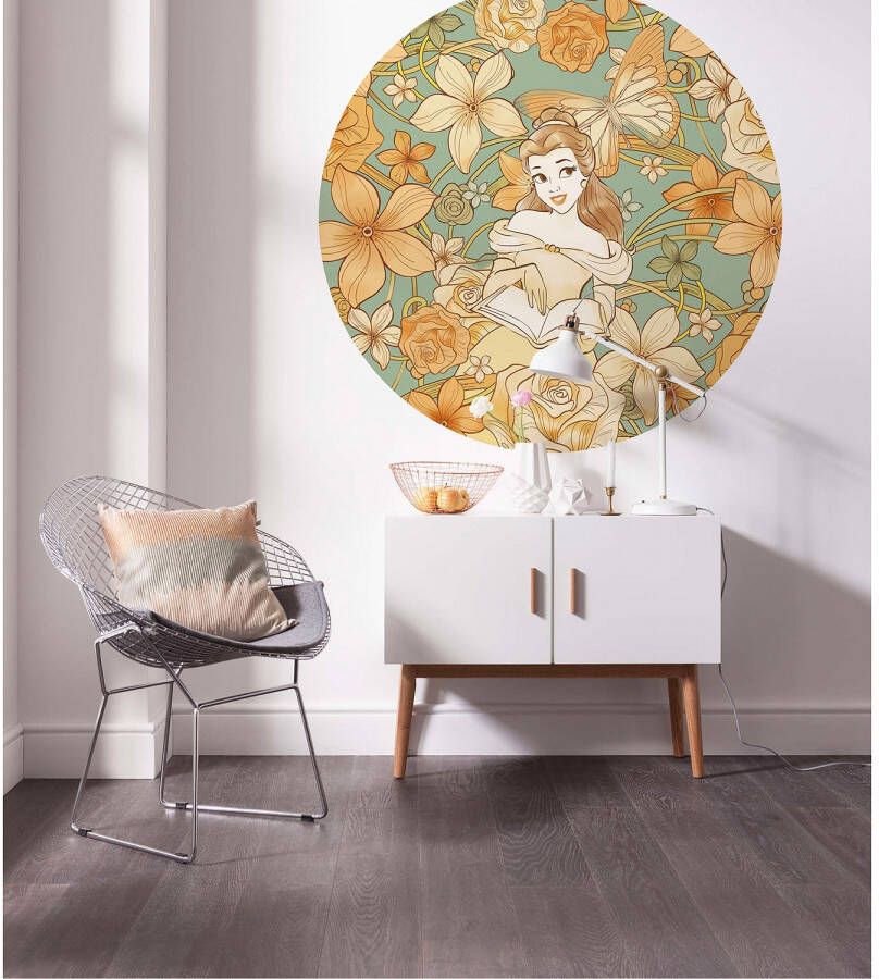 Komar Vliesbehang Belle Spirit of Autumn 125 x 125 cm (breedte x hoogte) rond en zelfklevend (1 stuk)