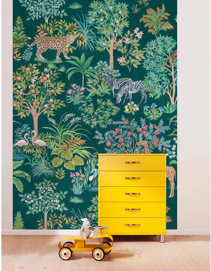 Komar Vliesbehang Vliestapete Happy Jungle 200x280 cm (breedte x hoogte)