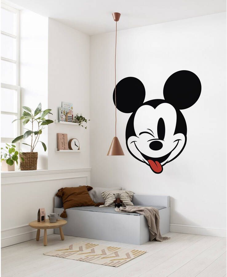 Komar Fotobehang Mickey Head Optimism 125 x 125 cm (breedte x hoogte) rond en zelfklevend - Foto 3