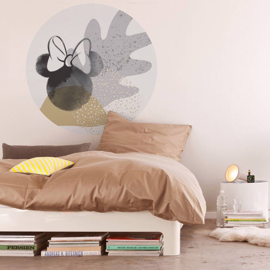 Komar Fotobehang Zelfklevend vlies Minnie Loop Art Afmeting 125 x 125 cm