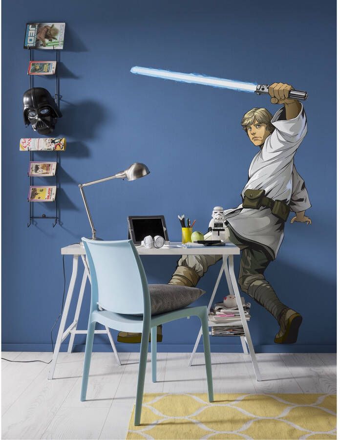 Komar Vliesbehang Star Wars XXL Luke Skywalker 127 x 200 cm (breedte x hoogte) zelfklevend vlies (1 stuk) - Foto 4