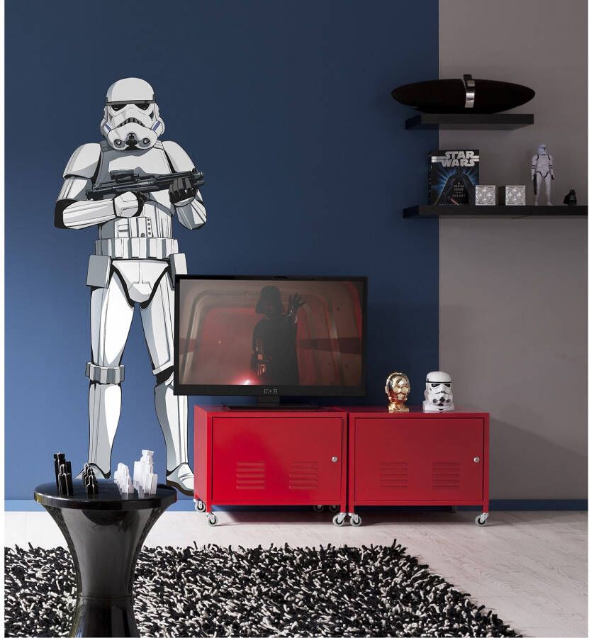 Komar Vliesbehang Star Wars XXL Stormtrooper 127 x 188 cm (breedte x hoogte) zelfklevend vlies (1 stuk)