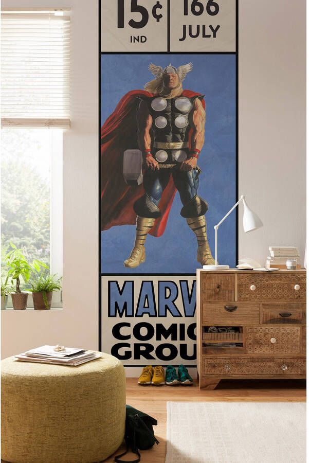 Komar Vliesbehang Thor Retro Comic Box 100x280 cm (breedte x hoogte) - Foto 2