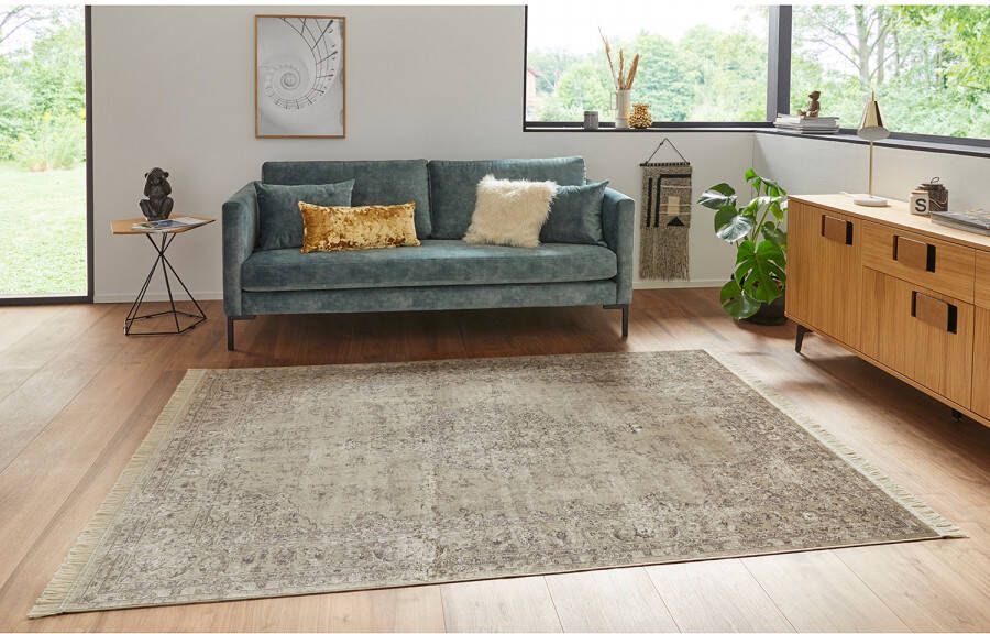 HANSE Home Vloerkleed Orient Vintage medaillon Oriëntaals met franje oriënt woonkamer slaapkamer eetkamer - Foto 4