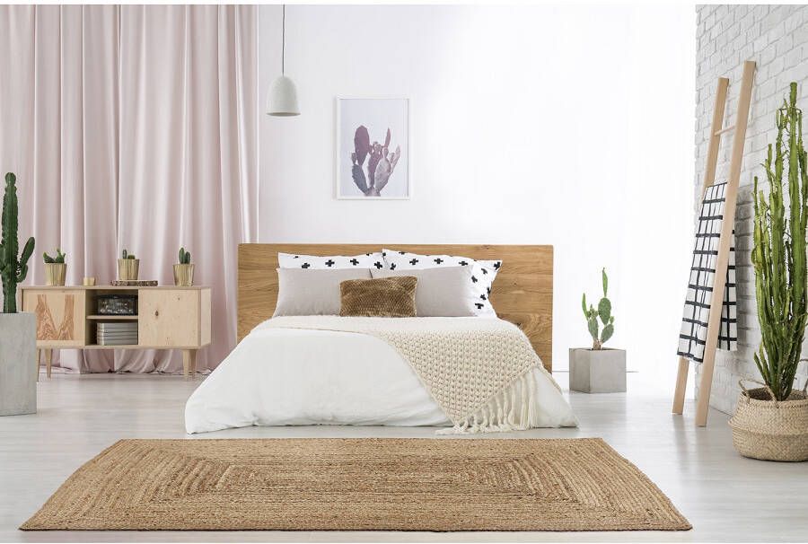 LUXOR living Vloerkleed Salo Jute tapijt handgeweven vlechtontwerp 100% natuurlijke vezel - Foto 10