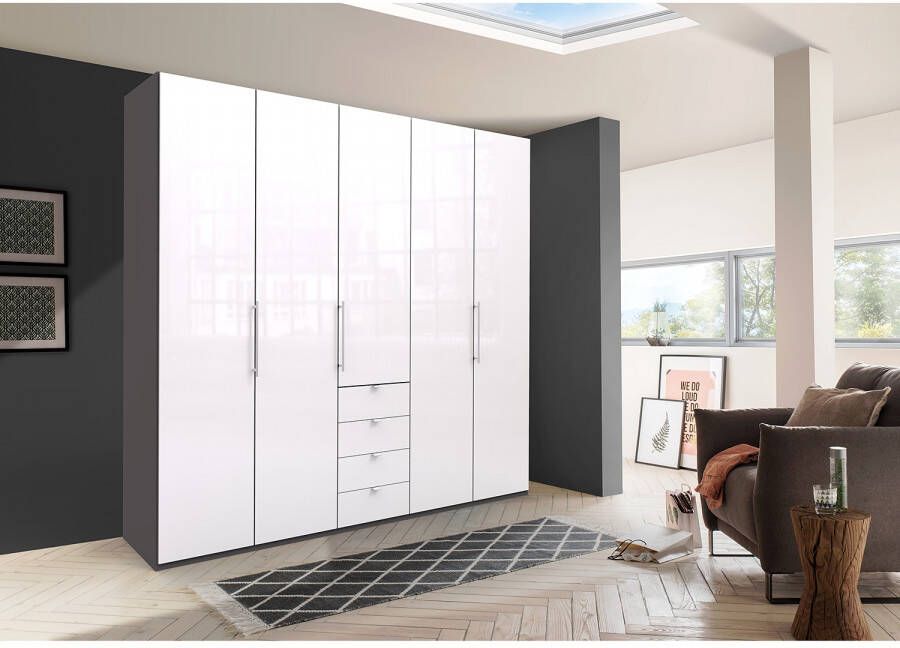 WIEMANN Kledingkast Loft Glazen front