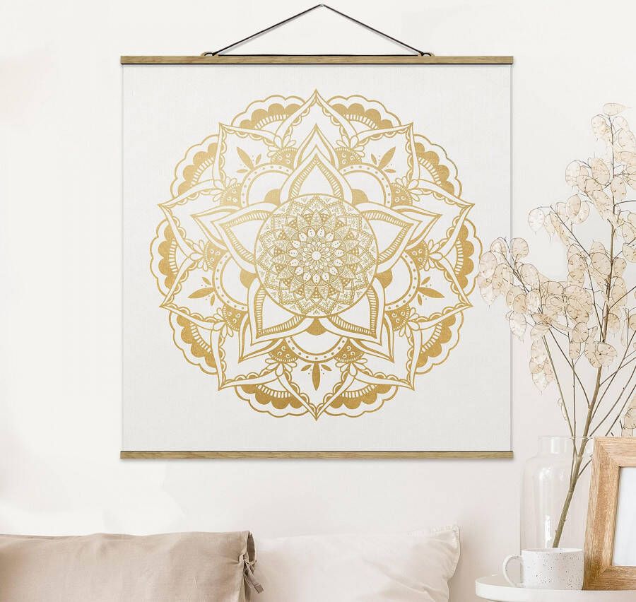 Home24 Wandkleed Mandala Bloemen, Bilderwelten online kopen