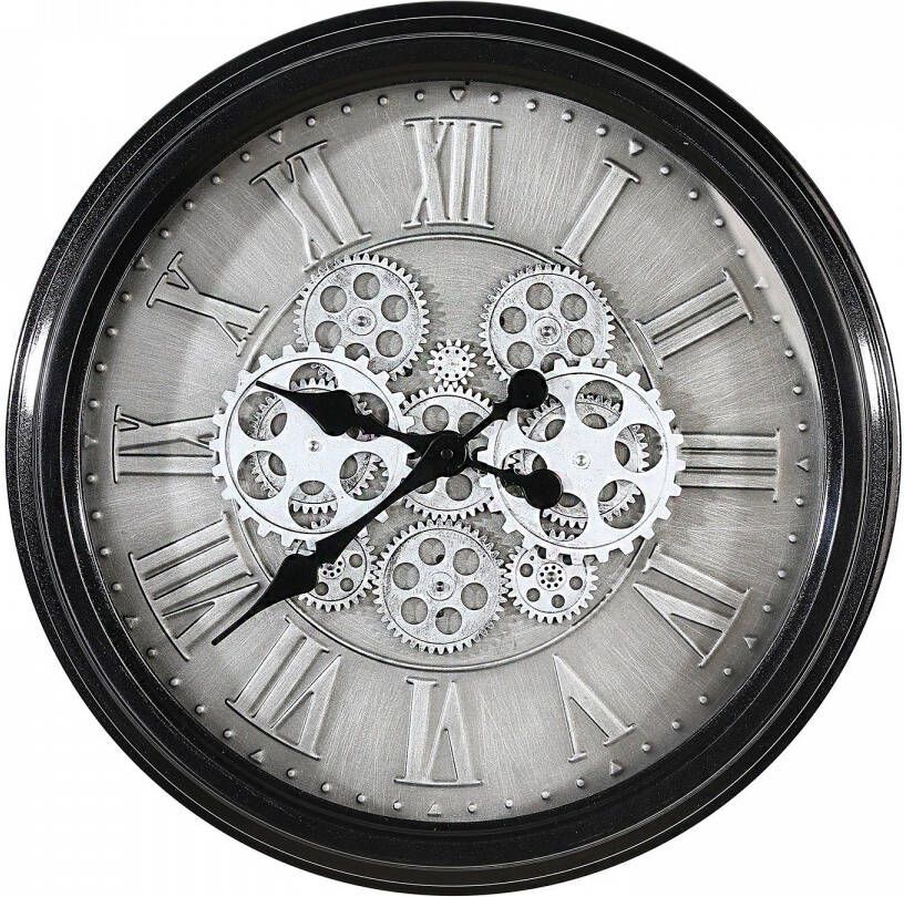 Casablanca by Gilde Wandklok Factona antiek zilverkleur zwart (1-delig) - Foto 2