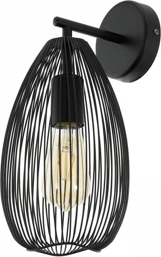 EGLO wandlamp Clevedon zwart Leen Bakker - Foto 1