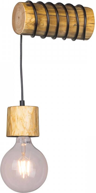 SPOT Light Wandlamp TRABO PINO Houten balk van massief grenenhout ø 8-12 cm duurzaam - Foto 3