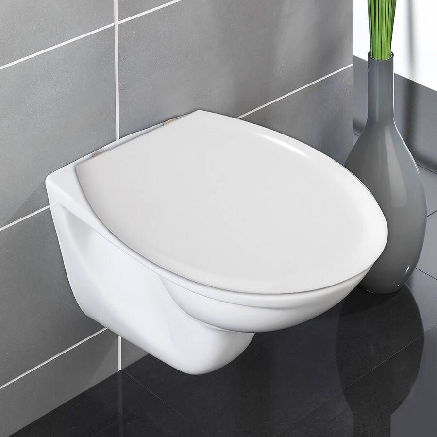 Wenko Toiletzitting Gubbio Duroplast met soft-closemechanisme
