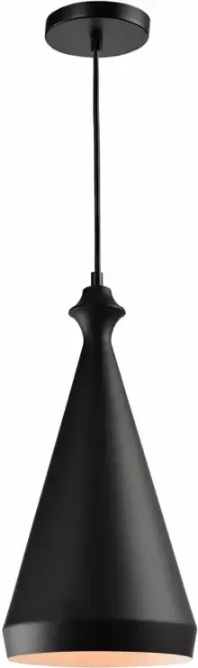 QUVIO Hanglamp modern Kegel metaal met knop Diameter 20 cm - Foto 1