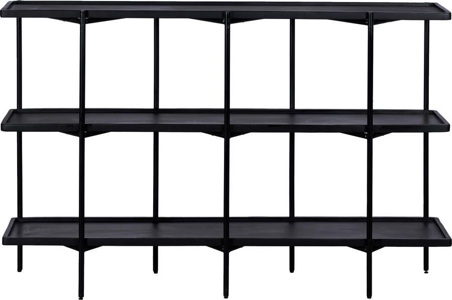 QUVIO Dressoir Luce FSC mangohout 150 cm Zwart