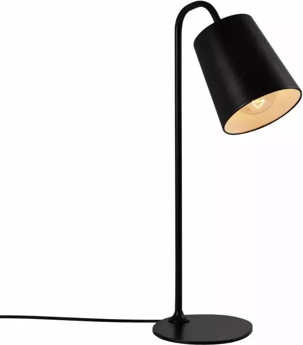 QUVIO Tafellamp retro Simplistisch design 16 x 57 cm (dxh) Zwart - Foto 1