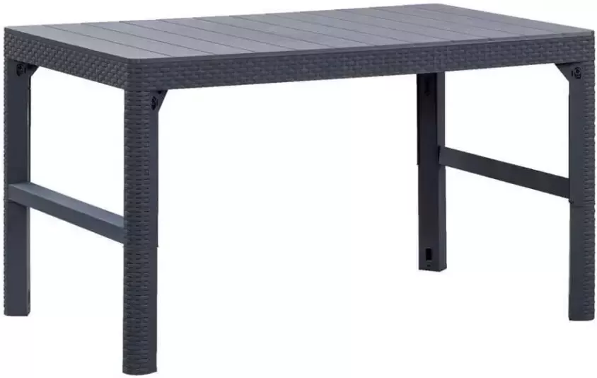Allibert verstelbare tafel Lyon grijs 116x71 5x40 66 cm Leen Bakker - Foto 5
