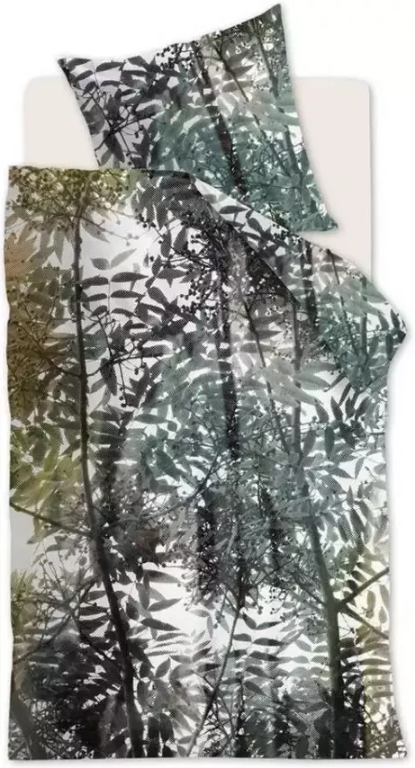 Ambiante dekbedovertrek Jayda groen 140x200 220 cm Leen Bakker
