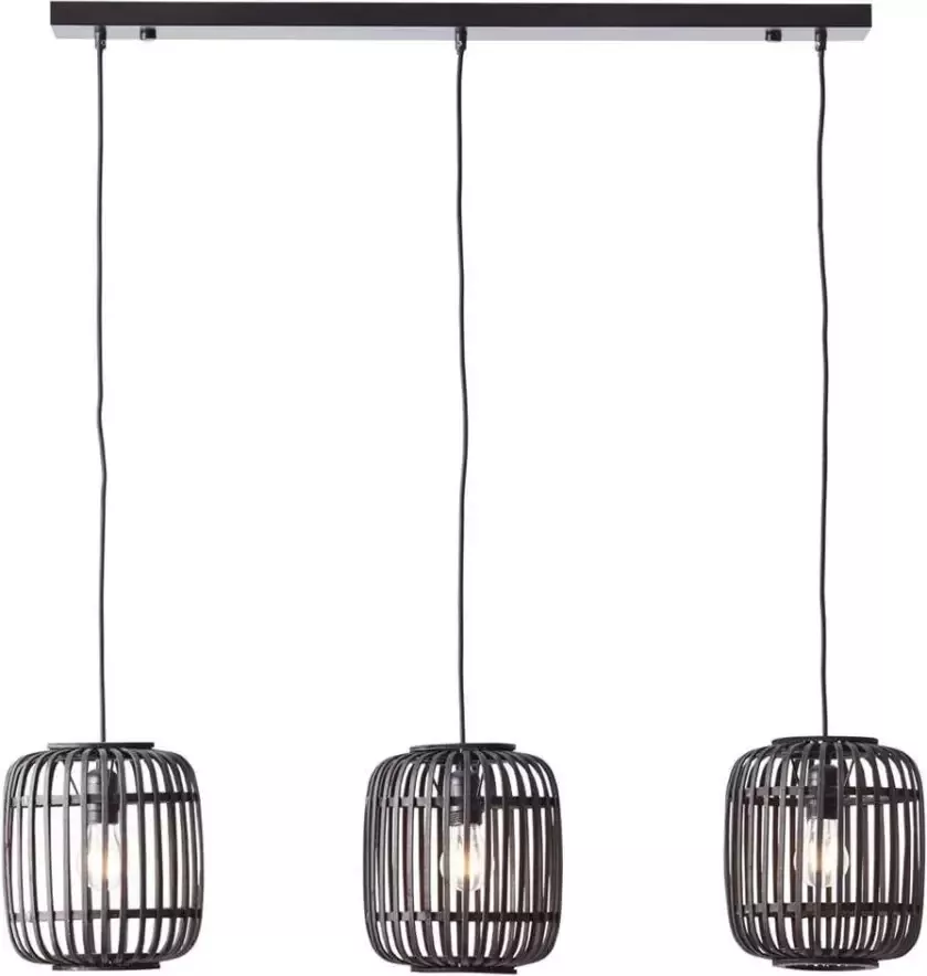 Brilliant hanglamp Woodrow 3-lichts zwart Leen Bakker - Foto 2