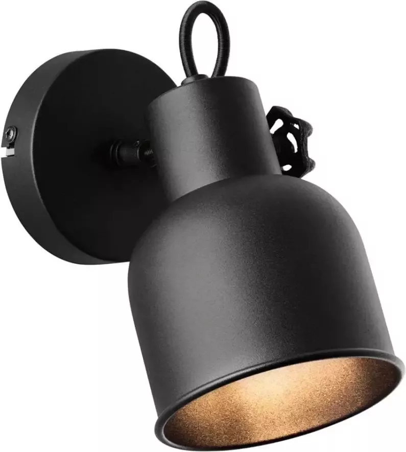 Brilliant wandlamp Rolet zwart 18 5x11 5x16 cm Leen Bakker