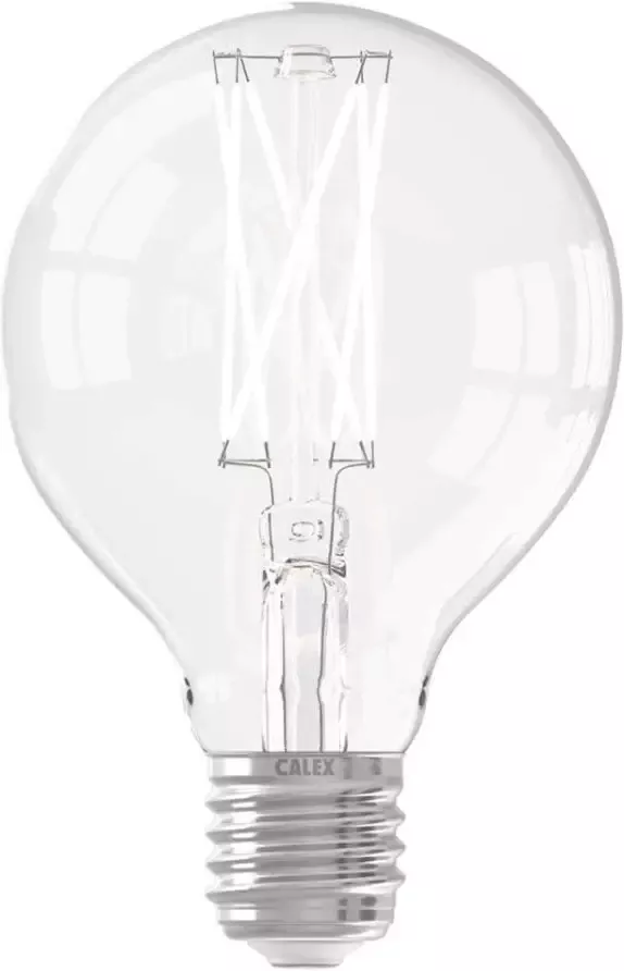 Calex LED-globelamp GLB80 transparant E27 Leen Bakker