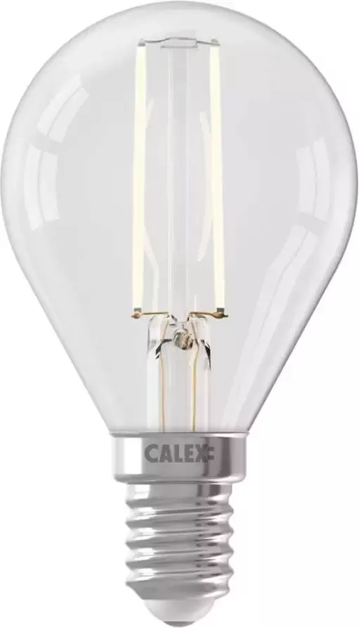 Trendhopper Calex LED volglas Filament Kogellamp 220-240V 3 5W 250lm E14 P45 Helder 2700K CRI80 Dimbaar