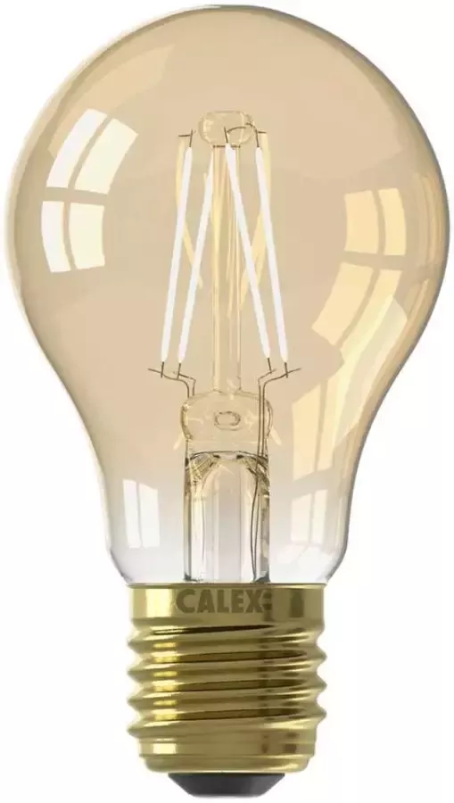Trendhopper Calex LED Full Glass Filament GLS-lamp 240V 4W 310lm E27 A60 Gold 2100K CRI80 Dimmable energy label A+ - Foto 1