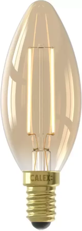 Calex LED-volglas kaarslamp goudkleur E14 Leen Bakker - Foto 1