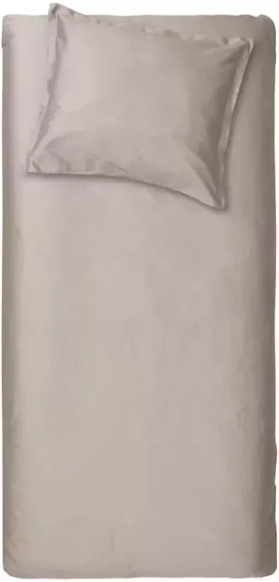 Cinderella dekbedovertrek Uni taupe 140x200 220 cm Leen Bakker - Foto 1