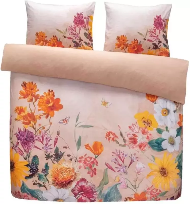 Leen Bakker Comfort dekbedovertrek Rosalinde bloemen multicolour 240x200 220 cm