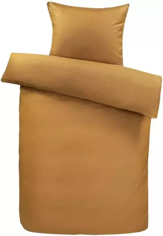 Easy dekbedovertrek Simba caramel 140x200 cm Leen Bakker