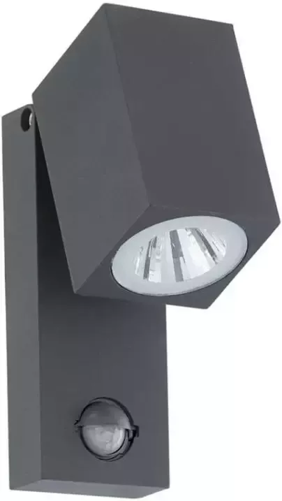 EGLO LED-buitenwandlamp met sensor SAKEDA 5 W antraciet