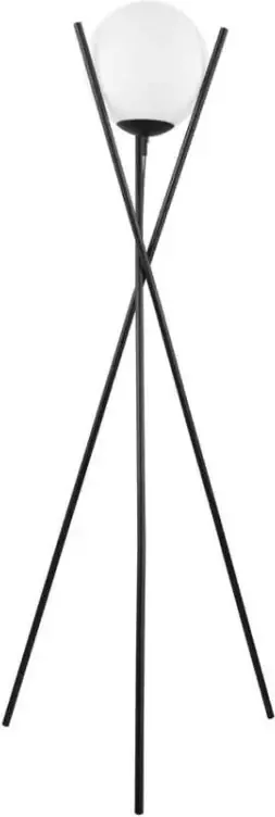 EGLO Salvezinas Vloerlamp E27 150 cm Zwart Wit