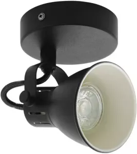 EGLO wandlamp Seras zwart Leen Bakker