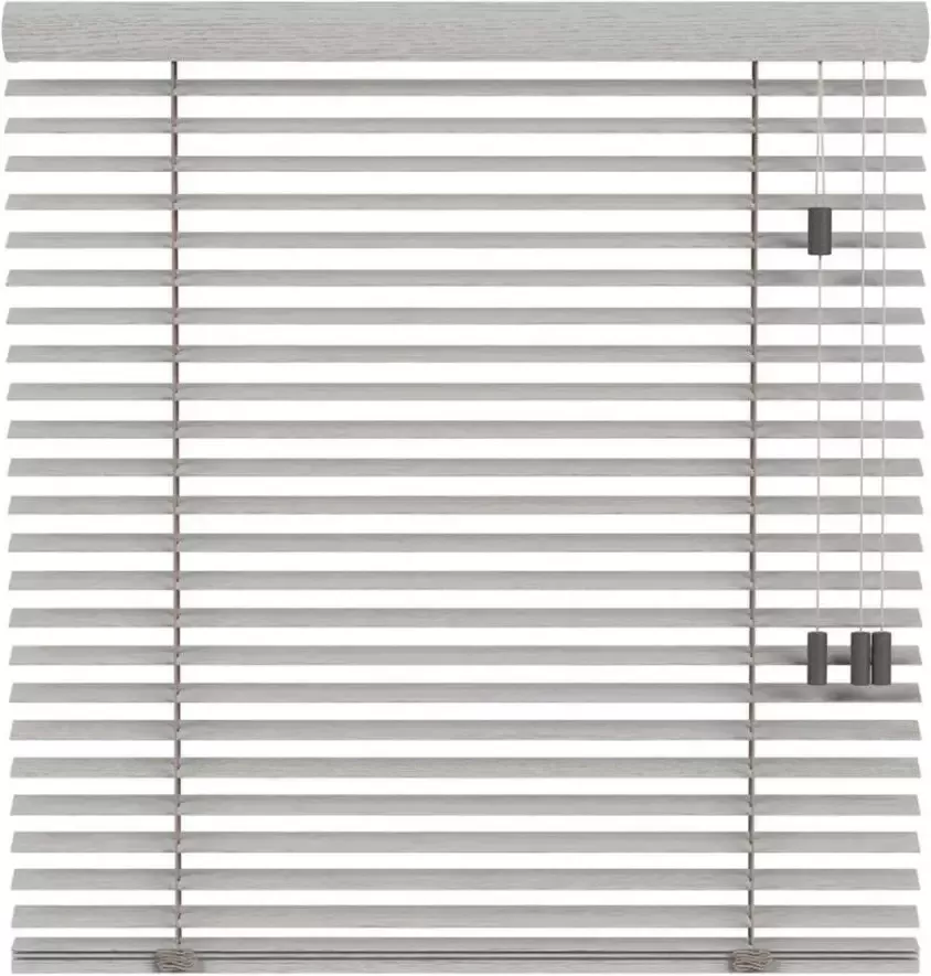 Fenstr bamboe jaloezie Miami 50mm lichtgrijs (20018) Leen Bakker