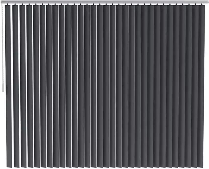 Fenstr lamellen PVC antraciet (20704) Leen Bakker