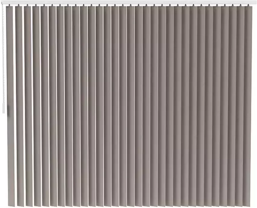 Fenstr lamellen PVC taupegrijs (30201) Leen Bakker