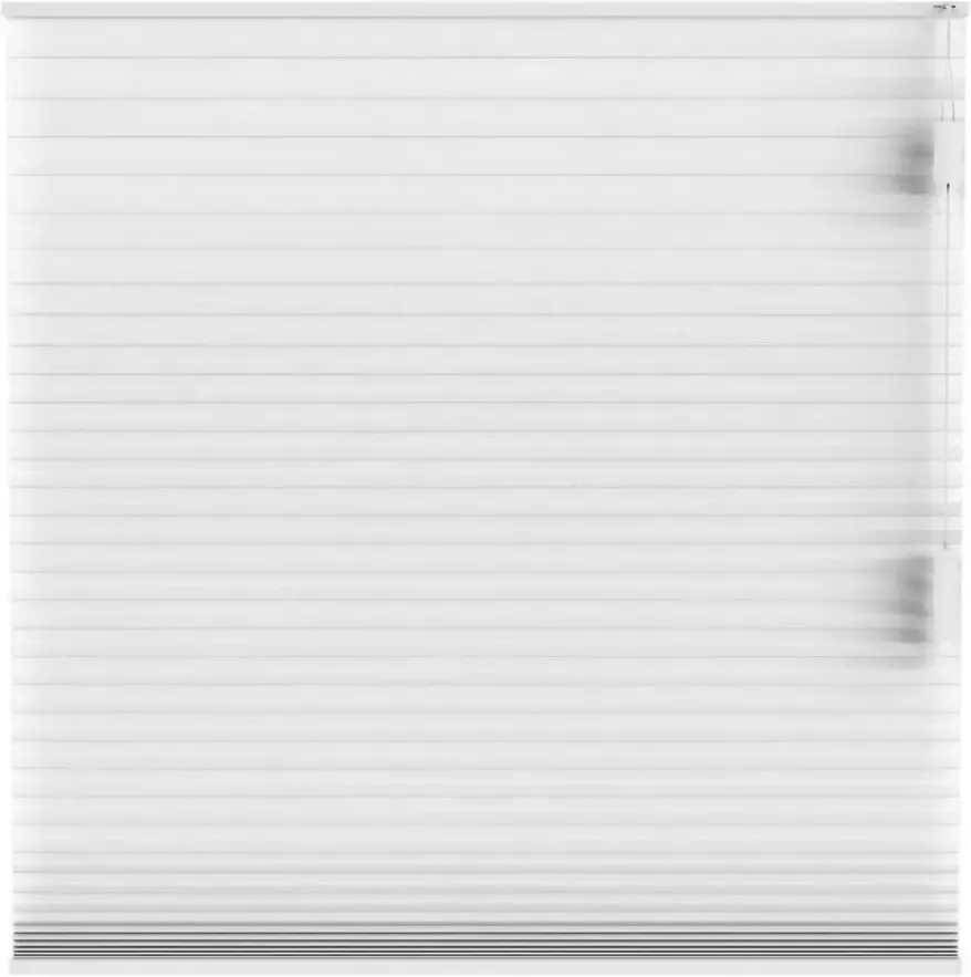 Fenstr plisségordijn Montreal dubbel 25mm lichtdoorlatend wit (10324) Leen Bakker - Foto 1